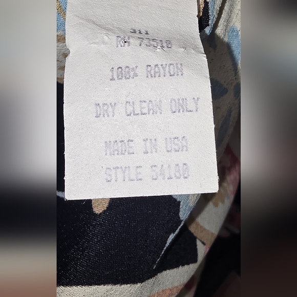 Vintage Early 90's M.L. Malik Maxi Skirt Size M - Picture 8 of 8